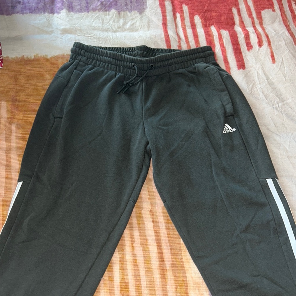 adidas olive green joggers